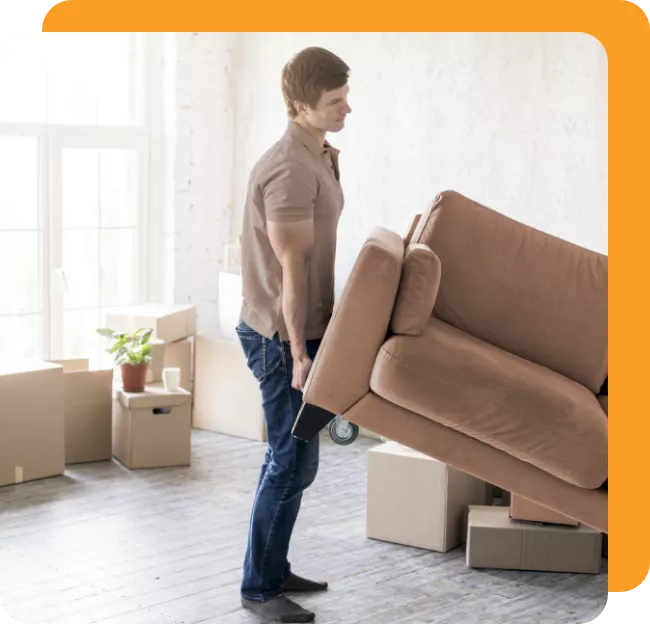 Roseville movers loading furniture safely