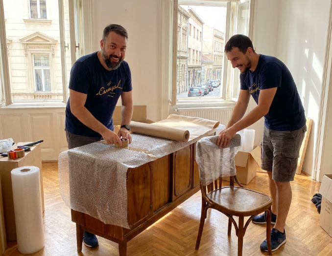 Mover wrapping an object